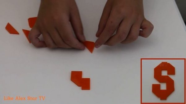 IQ Puzzle символ доллара // Как собрать // Ай кью пазл доллар // IQ Puzzle доллар //