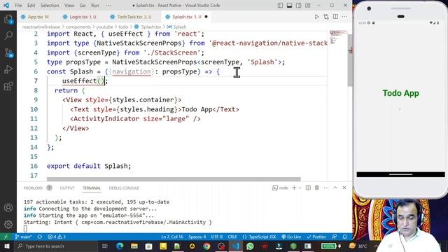 Splash Screen for ToDo App | React Native Typescript Project #61 | Dr Vipin Classes смотреть онлайн