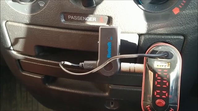 Как подключить без проводной Bluetooth AUX к любой магнитоле!!!) смотреть онлайн