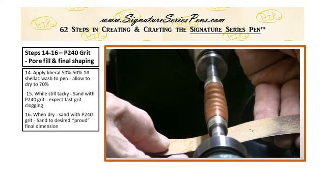 Video 4 of 19 – Steps 14-16 240 grit Shaping & pore filling смотреть онлайн
