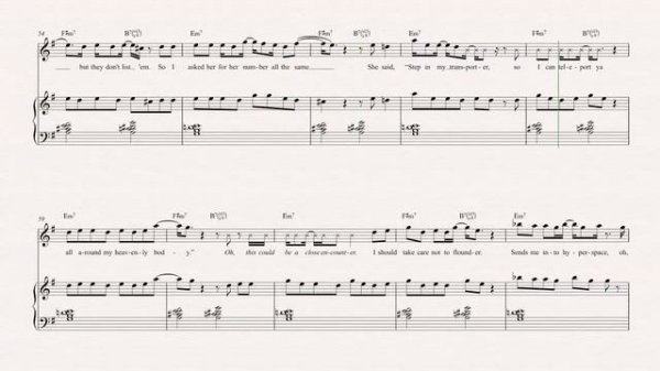 Oboe  - Cosmic Girl - Jamiroquai Sheet Music, Chords, & Vocals