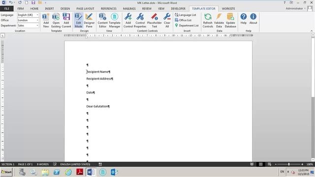 Template Management System (TMS) - Create New Template 20160126 смотреть онлайн
