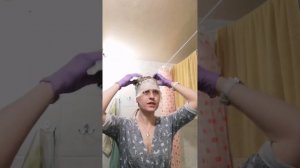 Мелирование длинных волос на шапочку дома. Супер результат