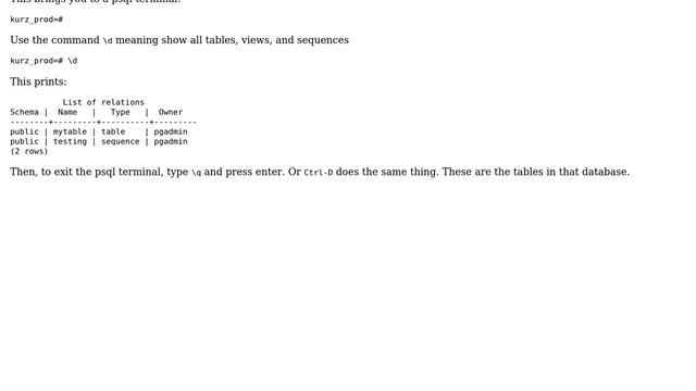 How do I list all databases and tables using psql? (7 Solutions!!) смотреть онлайн