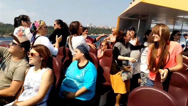 Одесса))) Весёлая прогулка на катере) Озорные туристки с Израиля! смотреть онлайн