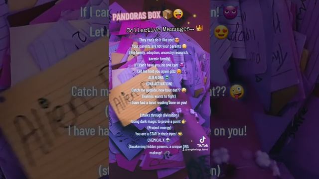 ALIEN DNA ? PANDORAS BOX ? ? MESSAGES! #collectivemessages #oracles смотреть онлайн