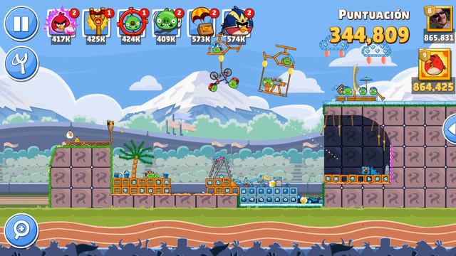 Angry Birds Friends Level 7 NO POWER UPS CLASSIC Tournament 957 Highscore POWER-UP walkthrough смотреть онлайн