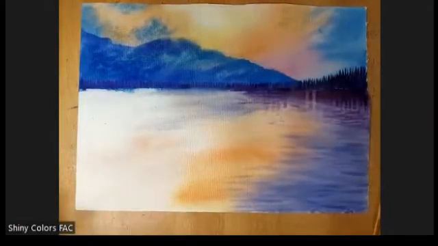 HOW TO PAINT MOUNTAIN AND WATER LANDSCAPE IN WATERCOLORS | FULL DEMO # 43/ 100 DAYS VIDEO CHALLENG смотреть онлайн