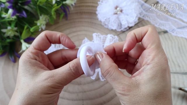 ВСЕГО ЗА 5 МИНУТ! Нежные БАНТИКИ из КРУЖЕВА смотреть онлайн