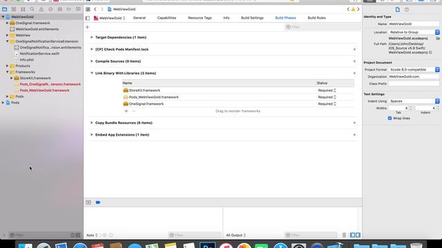 FIX: No such module ‘OneSignal’ in WebViewGold app смотреть онлайн