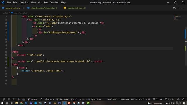 Sistema HelpDesk con PHP y MySQL | Maquetación modulo reportes admin (P2). Cap 28 смотреть онлайн