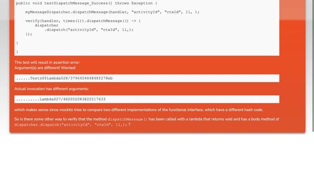 Mockito verify that a specific lambda has been passed as an argument in mock's method смотреть онлайн