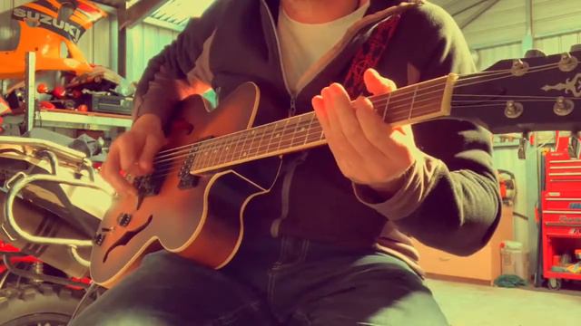 Noodling On Ibanez AF55 On Vox AC15, Anarchy Audio - Gain Of Tones Pedal смотреть онлайн