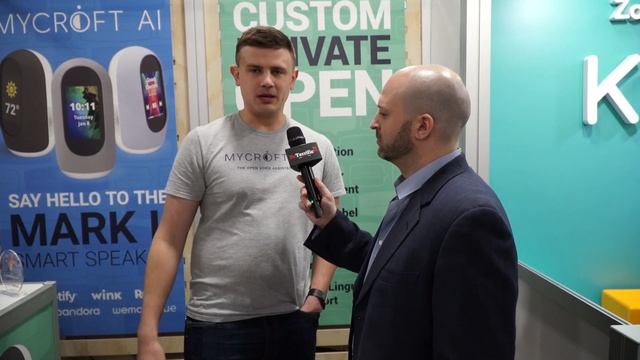 Mycroft AI Mark II Smart Speaker at CES 2019 смотреть онлайн