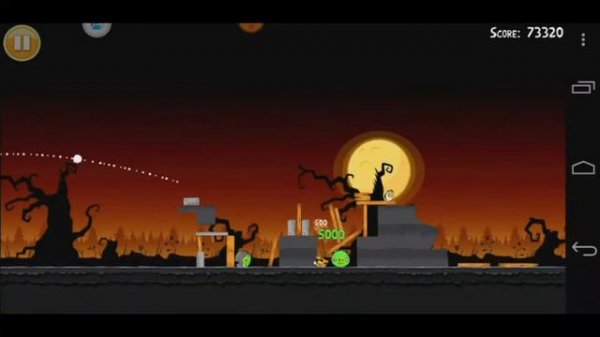 (Back to nostalgia) angry birds Halloween (Seasons 1.0) android port gameplay
