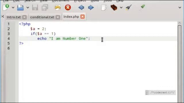 PHP If Statements : PHP Tutorial смотреть онлайн