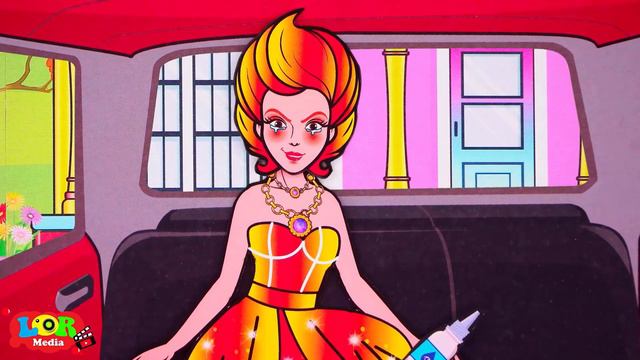 Cartoon - Paper Diy Poor Rapunzel Daughter Vs Rich Evil School - Rapunzel Compilation 놀이 종이