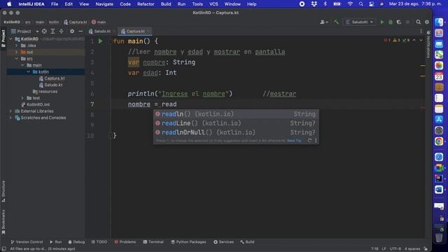 Clase 1 Kotlin p92022 смотреть онлайн