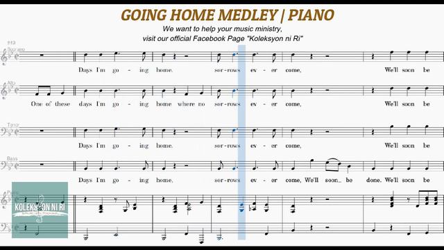 Going Home Medley | Piano | Accompaniment | Lyrics смотреть онлайн