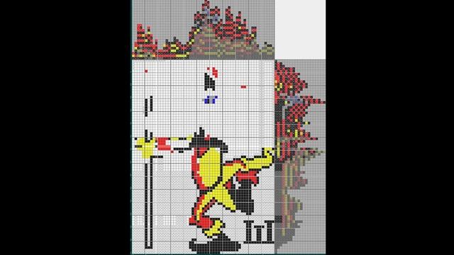 Японский кроссворд - Шут (Nonogram - Buffoon) [★★★★★] смотреть онлайн