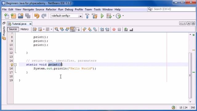 Java Tutorials | Methods (Functions) смотреть онлайн