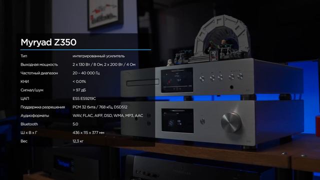 ОБЗОР усилителя и CD-проигрывателя Myryad Z350 и Z310 смотреть онлайн