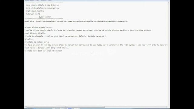 Joomla SQL Inj смотреть онлайн