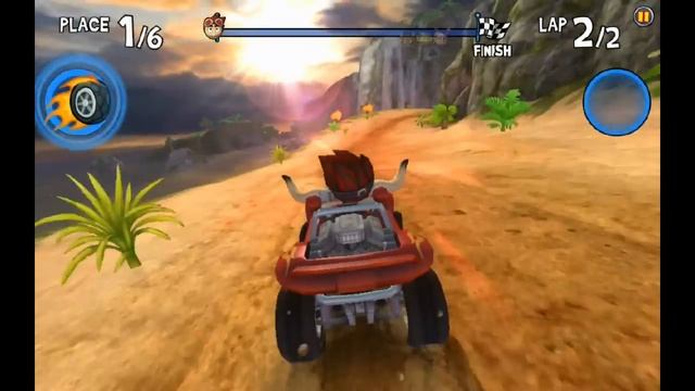 Beach Buggy Racing - Mushroom Grotto Secret Shortcut смотреть онлайн