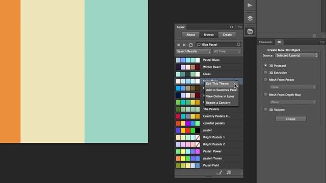 How to Create Color Schemes using Kuler in Photoshop смотреть онлайн