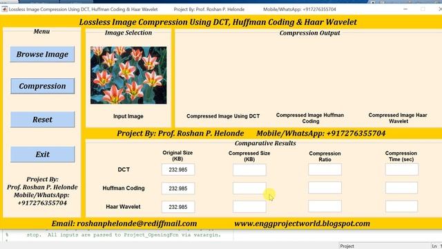 Matlab Code for Huffman, DWT, DCT Image Compression Full Project Source Code смотреть онлайн