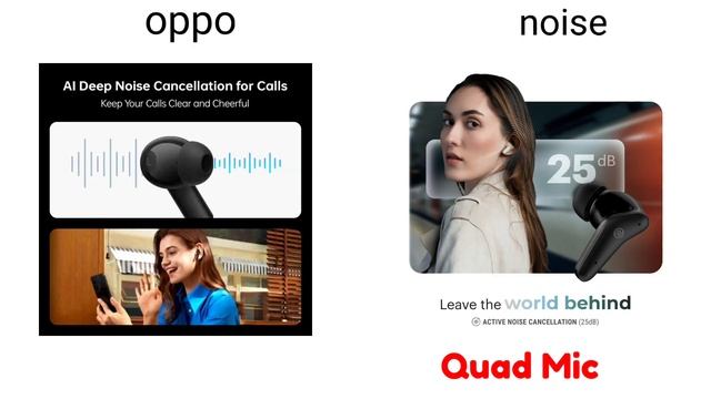 Noise Buds VS102 Pro vs Oppo Enco Buds 2 True Wireless Earbuds Comparison смотреть онлайн