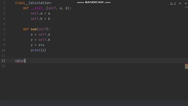 CLASS in Python: смотреть онлайн