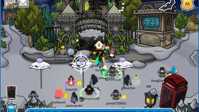 Club Penguin Online: Milk N' Cookies Pin + Batman Party Mission 8! December 9,2019! смотреть онлайн