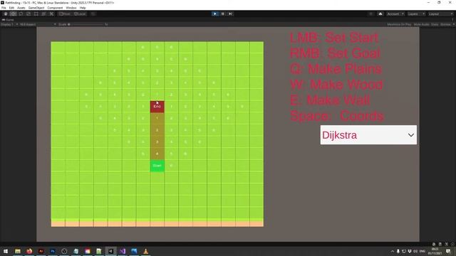 Pathfinding in Unity - Part2: Floodfill Implementation смотреть онлайн