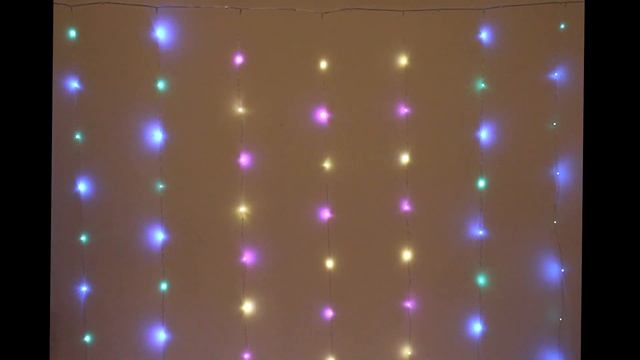Гирлянда для улицы ЗАНАВЕС "Хвост" ш3м* в3м 300 ламп LED, 8 реж, USB, 220V + пульт,IP-54. Мультицве смотреть онлайн