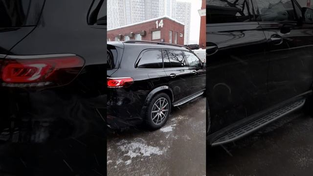 Полная оклейка защитной пленкой Mercedes GLS. смотреть онлайн