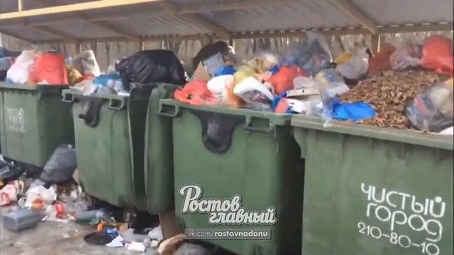 Мусорный коллапс на улицах Ростова 15 1 2019 Ростов на Дону Главный смотреть онлайн