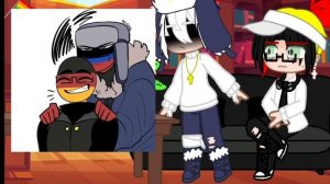 - Реакция на шипы Росс/Гера  (самих себя) #страны #countryhumans #гача_клуб #шипы #Росс/Гера