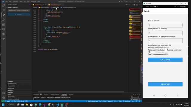 Simple Estimate App | React Native | Mobile App Development Process | Part 10 Final смотреть онлайн