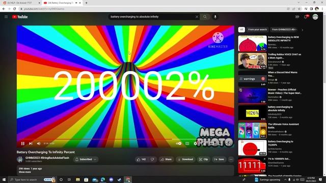 Battery Overcharging to NEW ABSOLUTE INFINITY! смотреть онлайн