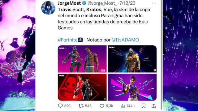 THE RAREST SKINS RETURNS THIS 2024!! TRAVIS SCOTT KRATOS EDDIE BROCK…Travis scot Fortnite смотреть онлайн