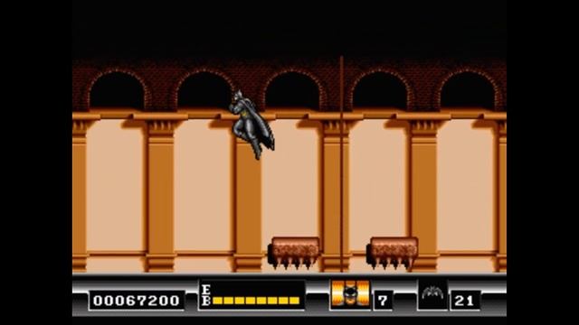 Sega Mega Drive 2 (Smd) 16-bit Batman Level 3 Flugelheim Museum