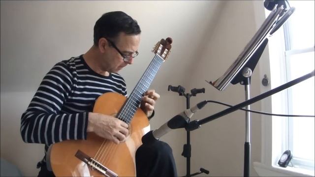 Silueta Porteña, Milonga by Hermanos Cuccaro, played by Martin de Zuviria on the guitar смотреть онлайн