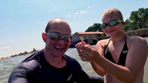 Антоха в отпуске, ч. 3 - ловим азовскую креветку )