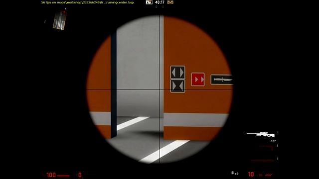 Очень полезная карта cs:go для тренировки стрельбы с АВП смотреть онлайн