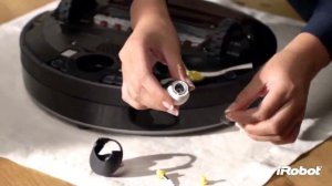 Как почистить или заменить ведущее колесико iRobot Roomba