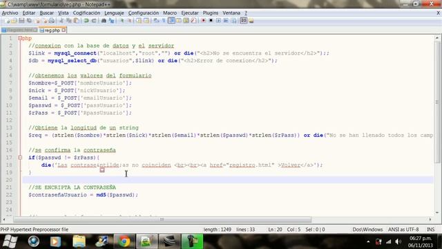 Como conectar un formulario en HTML con una base de datos en phpMyAdmin смотреть онлайн