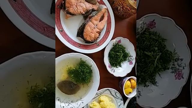 УЖИН В ОНЛАЙН РЕСТОРАНЕ АХМЕДА ЗУРАБОВА СЕГОДНЯ 23.09.2020!УХА ИЗ КРАСНОЙ РЫБЫ, ПЮРЕ,ОЛИВКИ!