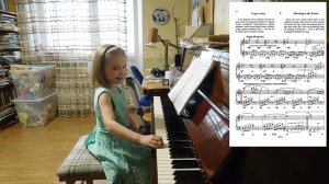 Ярослава Лемешкина. 5 лет. О.Геталова, «Утро в лесу» (Открытый урок)