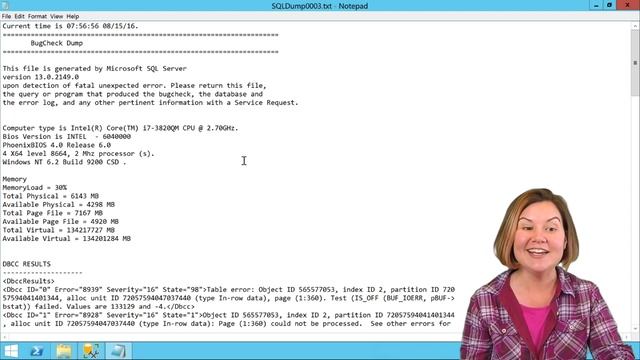 SSMS Shortcuts - Diagnosis for Stack Dumps смотреть онлайн